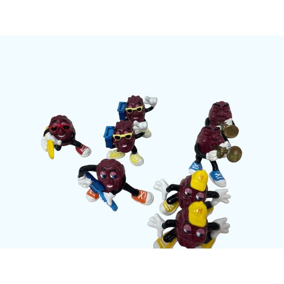 California Raisins Figurines Set Of 8 Vintage Collectibles 1980s Funky Character - Picture 7 of 8